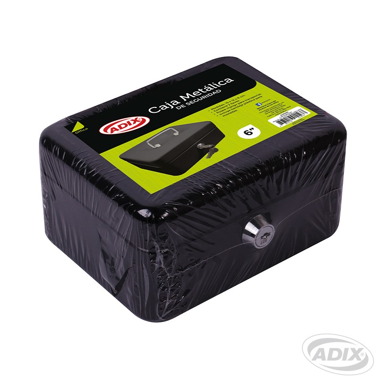 Caja Seguridad 30x24x9cm Negro (004) ADIX