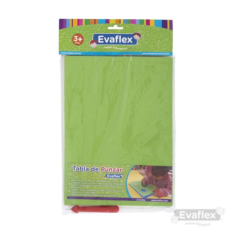 Punzón Plástico Colores Evaflex - Tienda